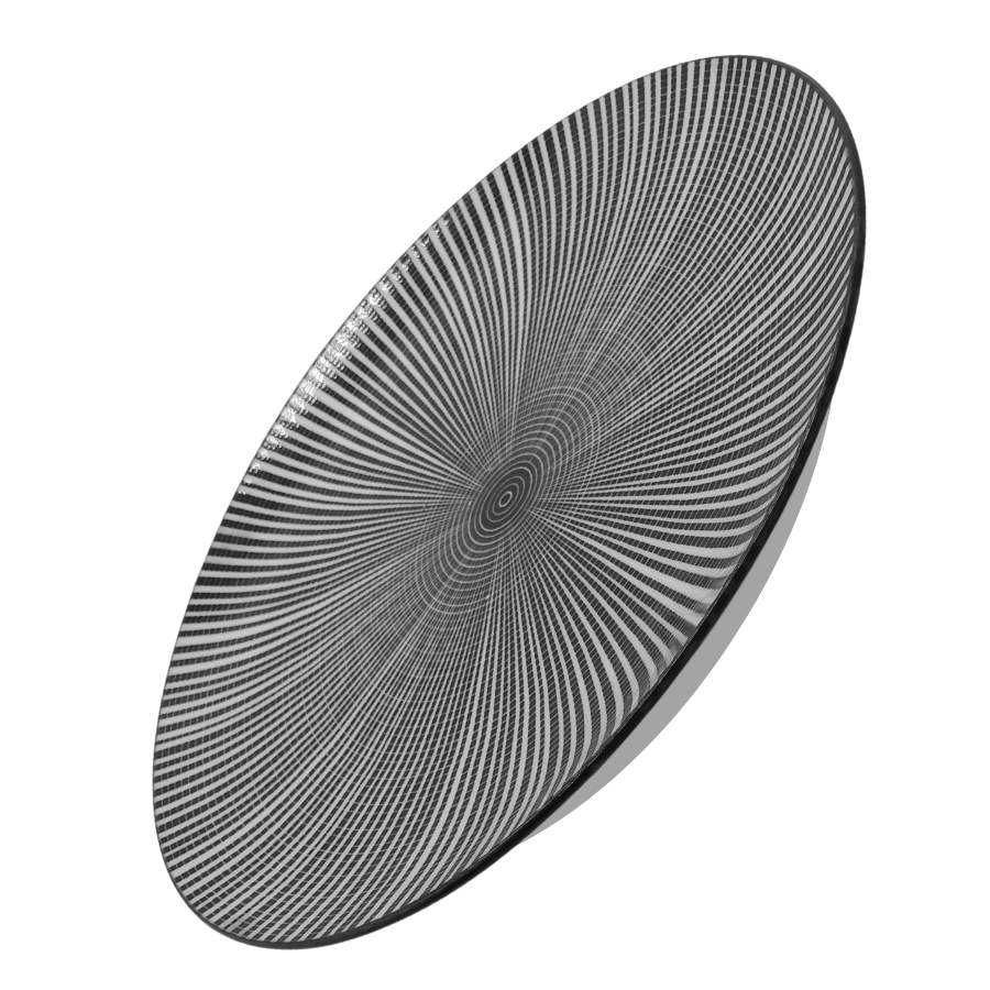 Prato Raso Stripe PT 27cm - PCLN220/PT
