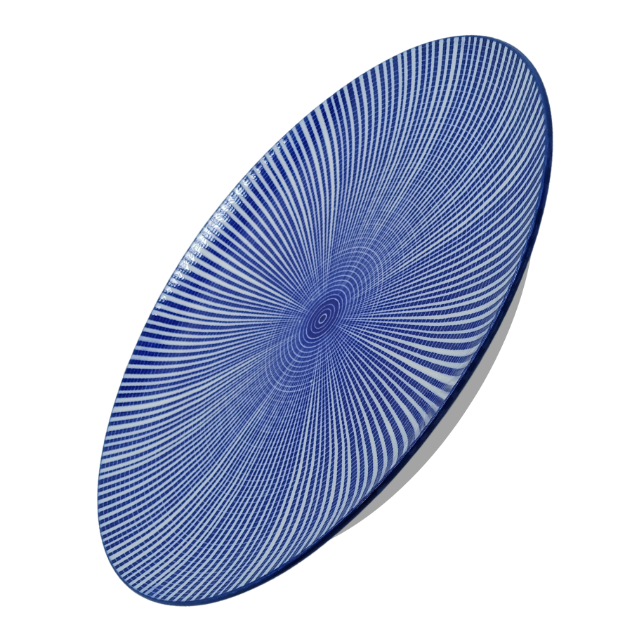 Prato Mesa Stripe AZ 19.5cm - PCLN219/AZ