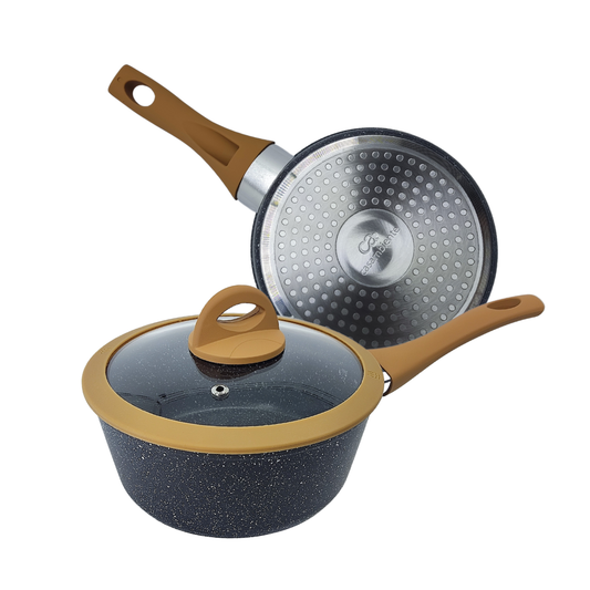 Panela 16cm Indução Preto - AL162