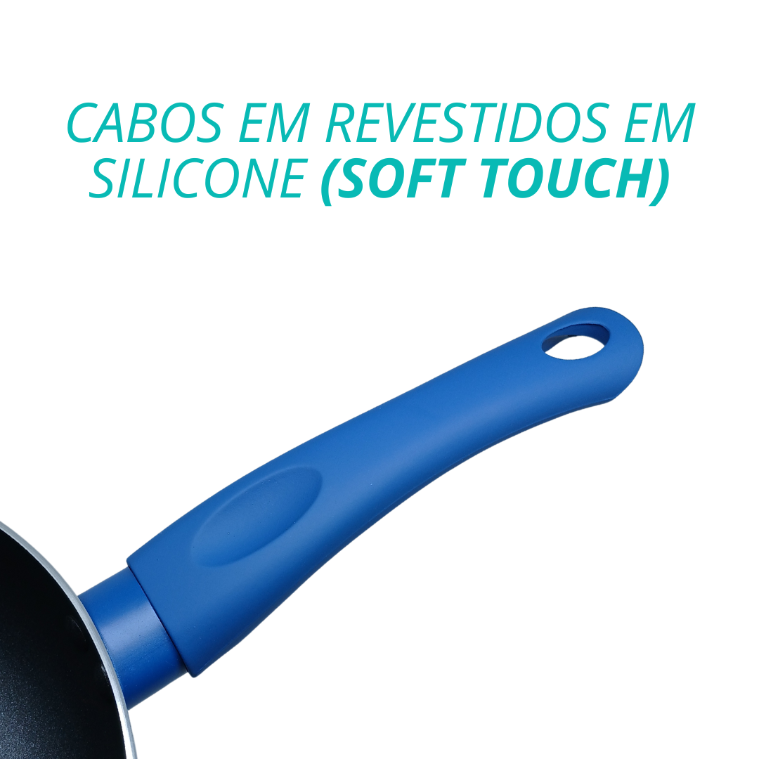 Panela Ceramico Yafo 18cm Azul - A10005.C02