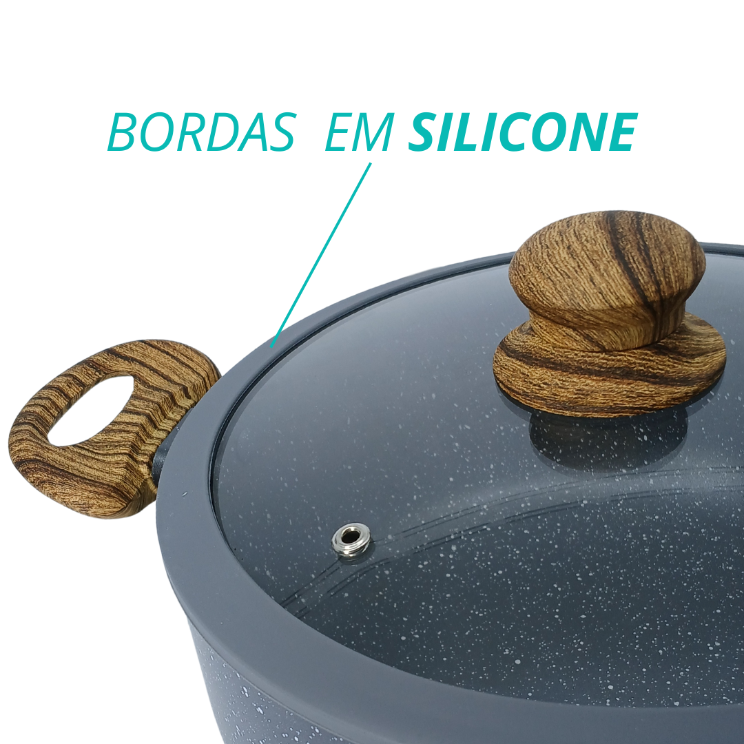 Caçarola Ceramico Yafo 24cm Granito - A10005.C03