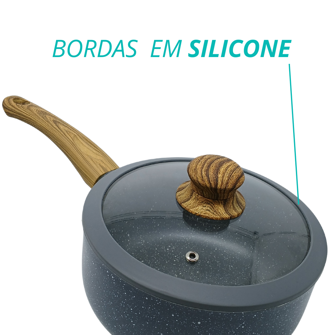 Panela Ceramico Yafo 18cm Granito - A10005.C03