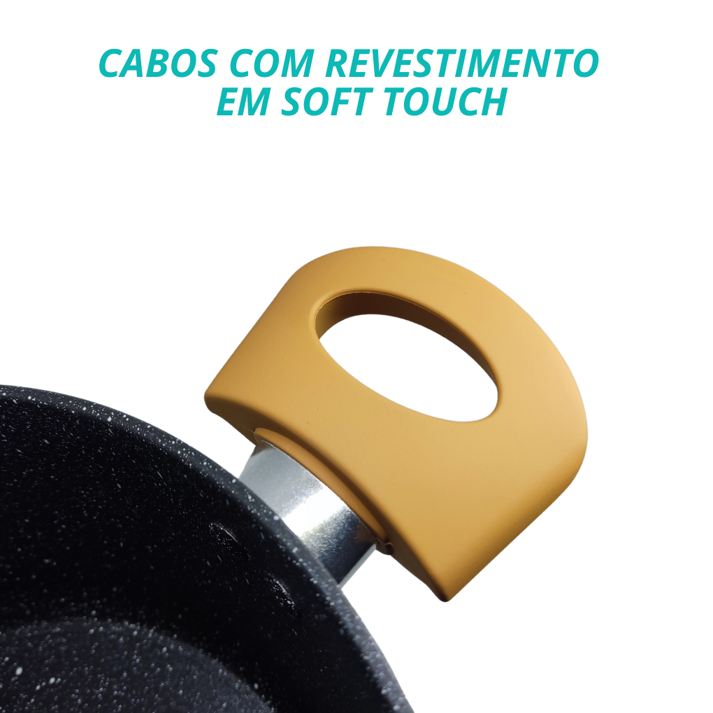 Caçarola 24cm Indução Preto - AL162
