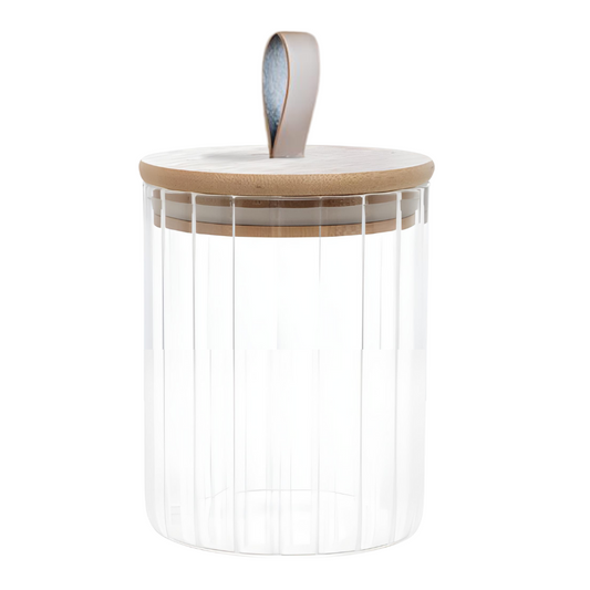 Pote Hermetico Firenze Tampa Acacia Alça 700ml - V1083.U03