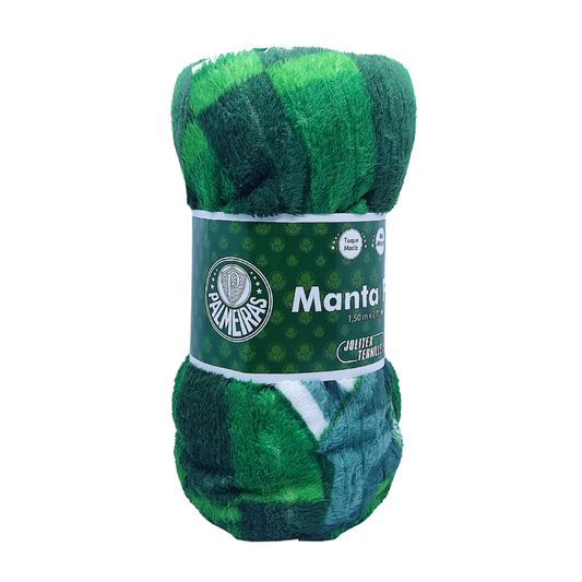 Manta Infantil E Juvenil Palmeiras Solteiro Anti Alérgico