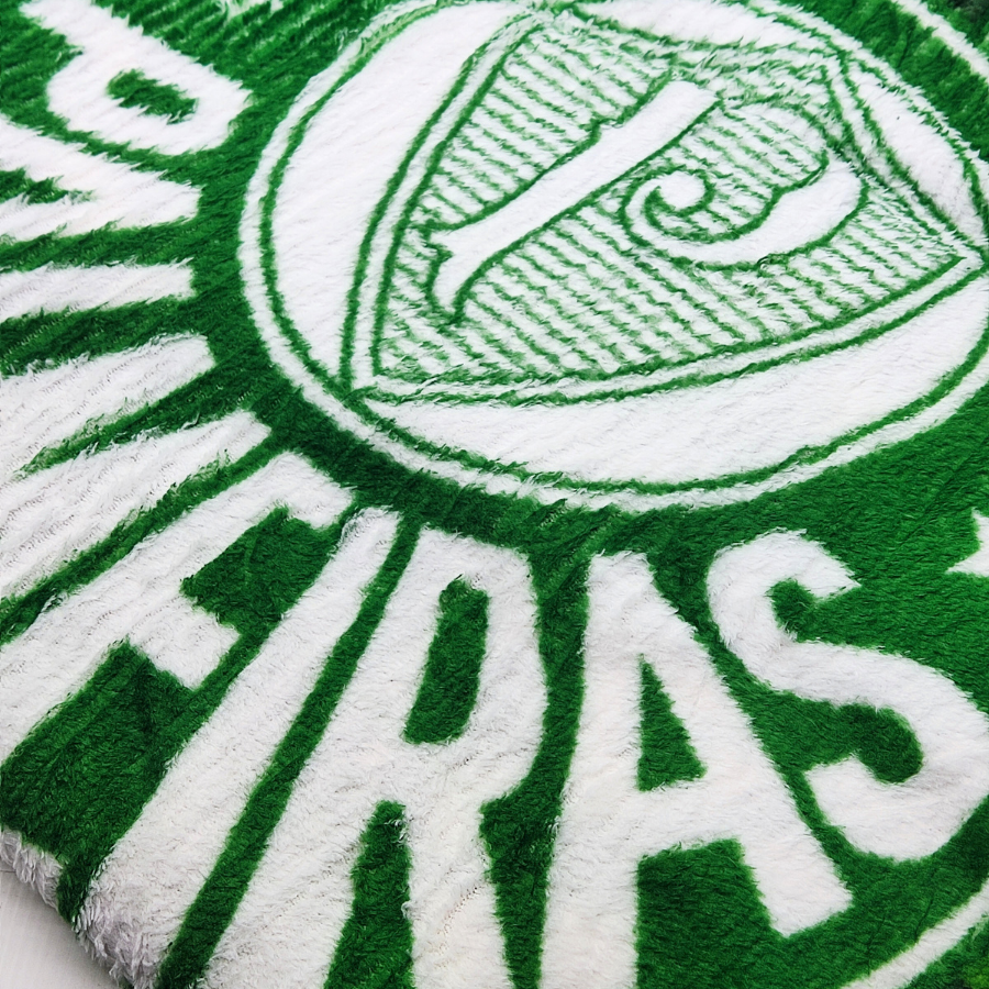 Manta Infantil E Juvenil Palmeiras Solteiro Anti Alérgico
