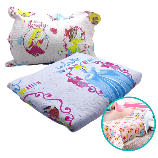 Colcha Disney Princesas 160x240cm Jolitex - 16.6855004.I7155