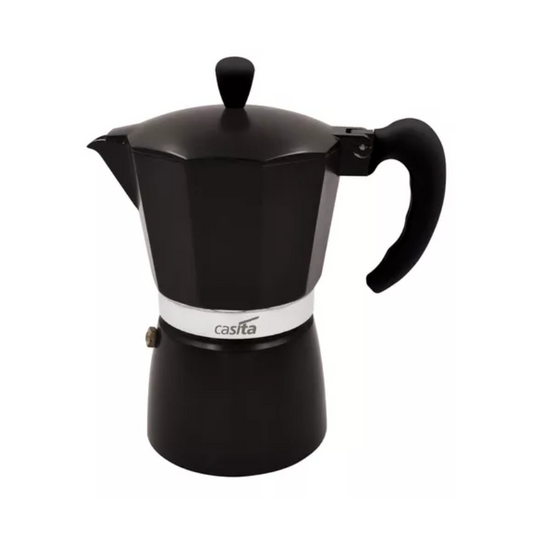 Cafeteira Italiana Alumínio Preto 9 Xicaras de Expresso 300ml