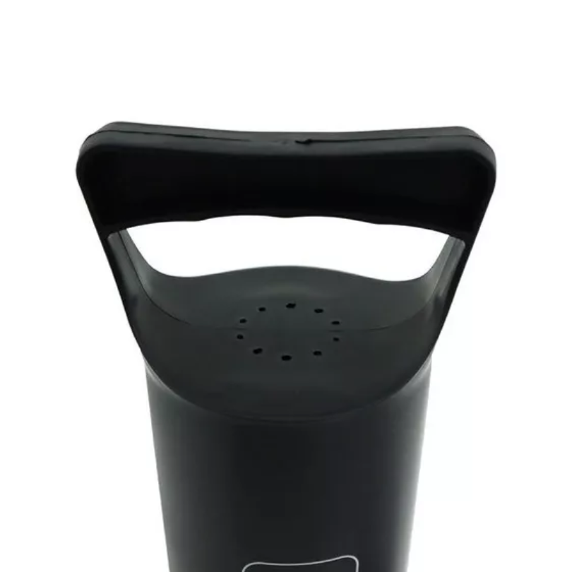 Bomba De Ar Com Bico Adaptador Encher Colchão Boia Piscina 30cm