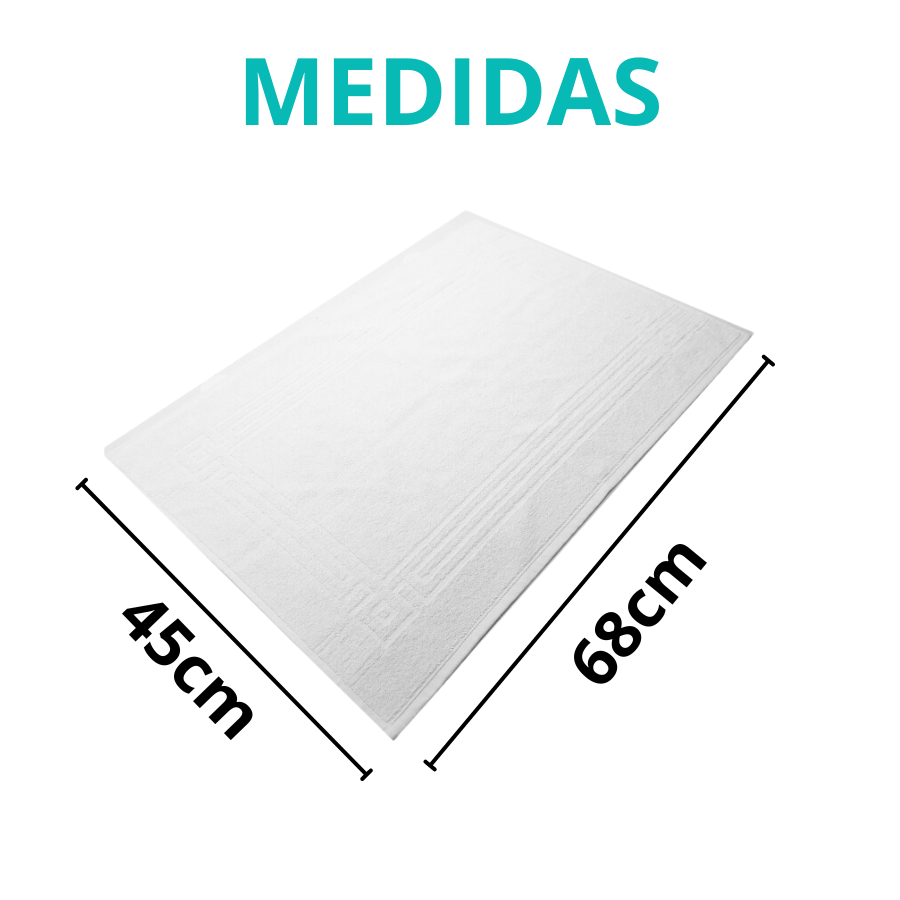 Piso Atoalhado 45cm x 68cm Napoli Branco - 13010 - 750200029.949.00003 - Appel