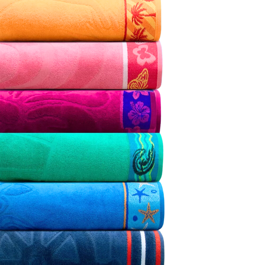Toalha Beach 78cm x 1,50m Coração Pink - 750200100.949.00001 - Appel