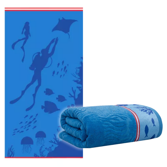 Toalha Beach 78cm x 1,50m Mergulho Royal - 750200103.949.00001 - Appel