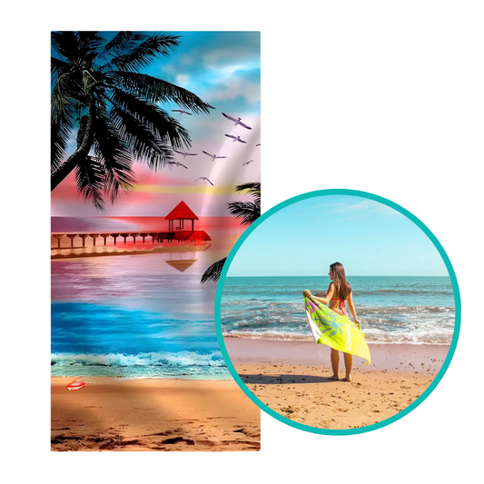 Toalha 70cm x 1,40m Veraneio Sunset - 23380 - 850400047949.00009 - Appel