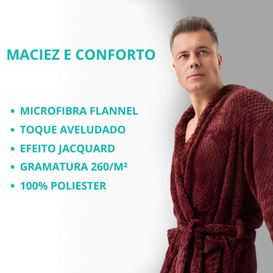 Roupao Pollo Tam GG Bordo - 850400094.023.00005 - Appel