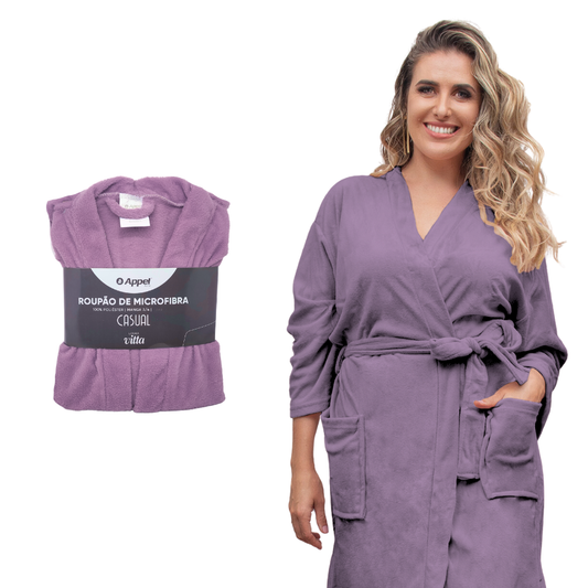 Roupao Casual Tam M Lilás - 850400201.019.00001 - Appel