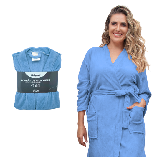 Roupao Casual Tam M Azul - 850400201.019.00001 - Appel