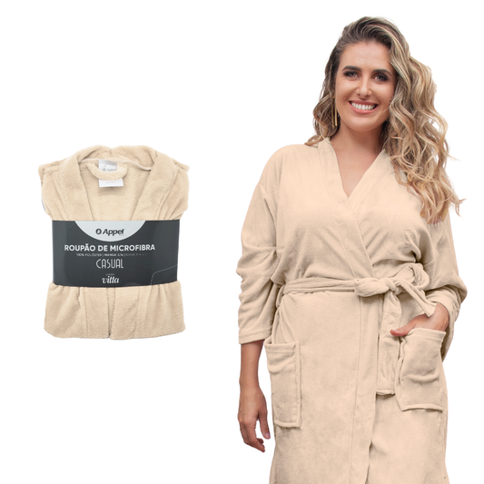 Roupao Casual Tam G Bege - 850400201.021.00001 - Appel