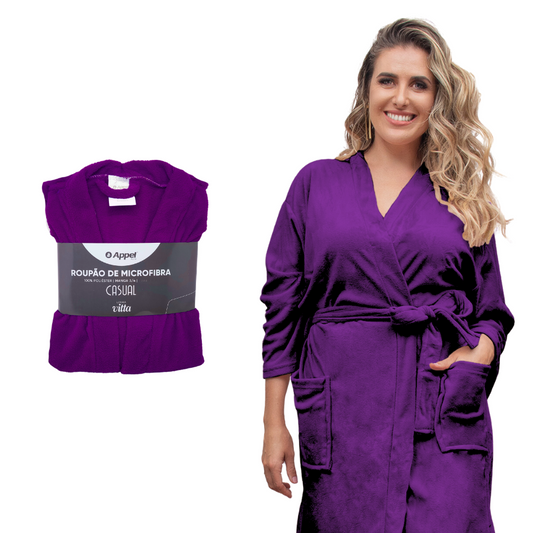 Roupao Casual Tam G Roxo - 850400201.021.00001 - Appel