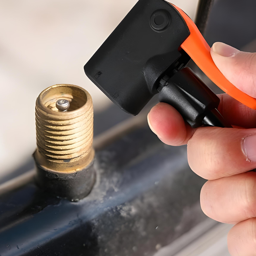 Mini Bomba de Ar com Pedal e Pino Compressor Bola Bicicleta