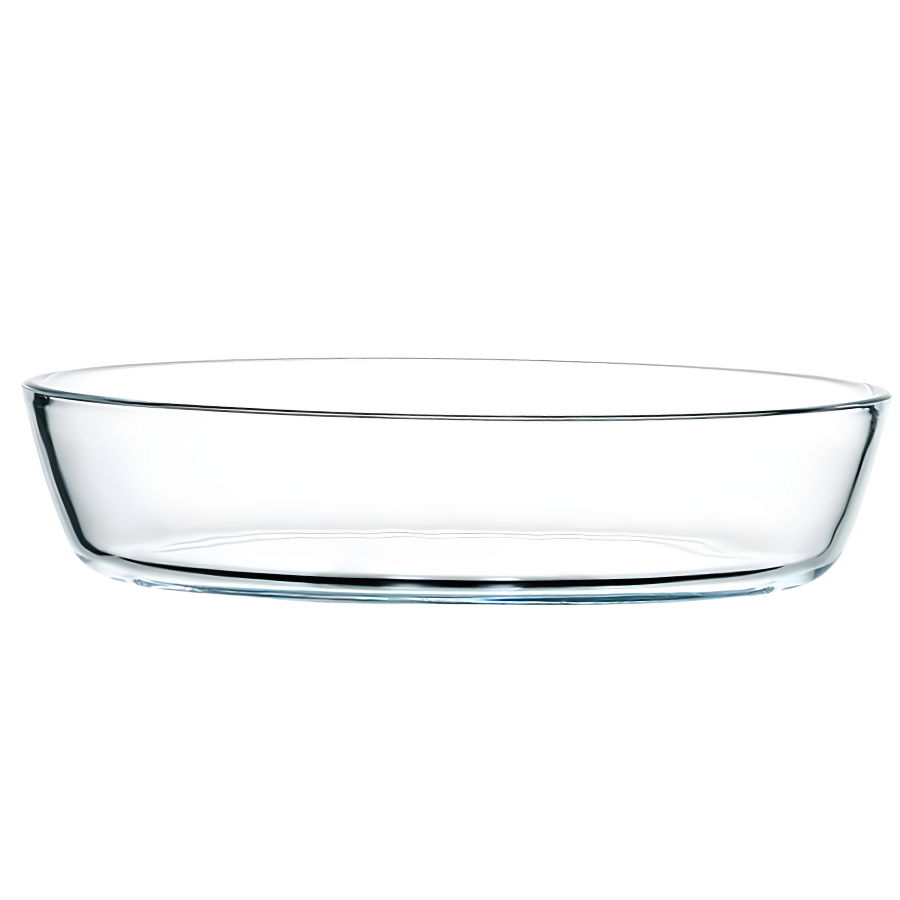 Assadeira Travessa De Vidro Borossilicato Oval Forno 3,2l