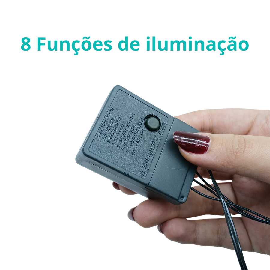 Pisca 100 Lâmpadas Led Amarelo 127V - NATAL192