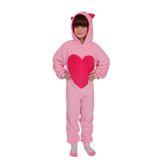 Macacão Pijama Kigurumi De Gata Unicórnio Com Capuz 6 Anos