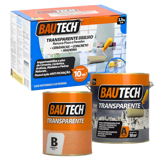 Bautech Manta Líquida Transparente 3,5Kg - 6050