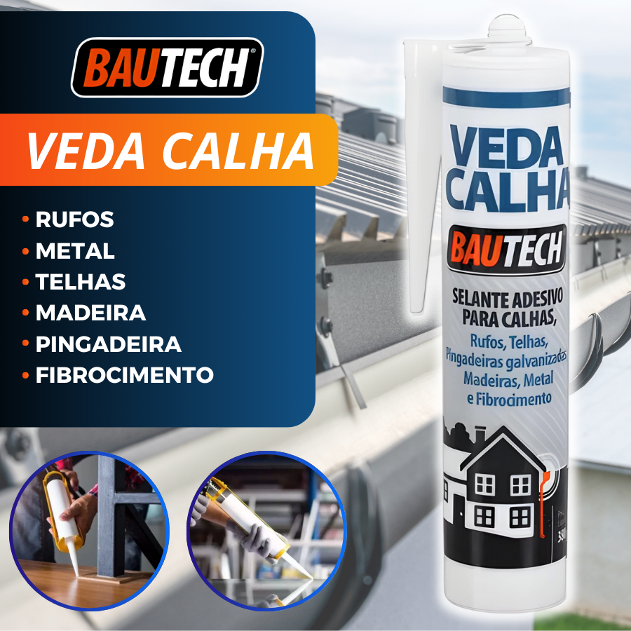 Ultra Veda Calha 300g Cinza Bautech