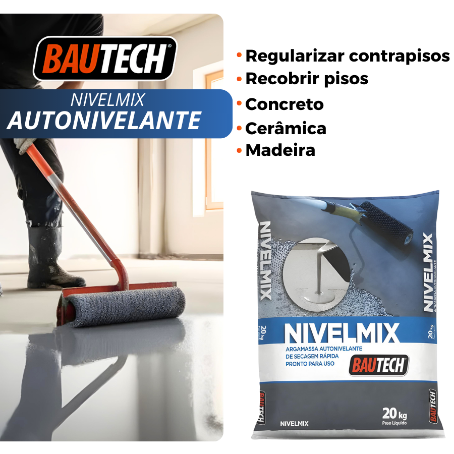 Bautech Nivelmix Base 20Kg - 21672