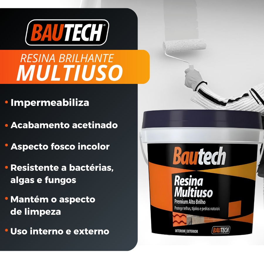 Bautech Resina Acril Multiuso Altobrilho 3,6L - 5212