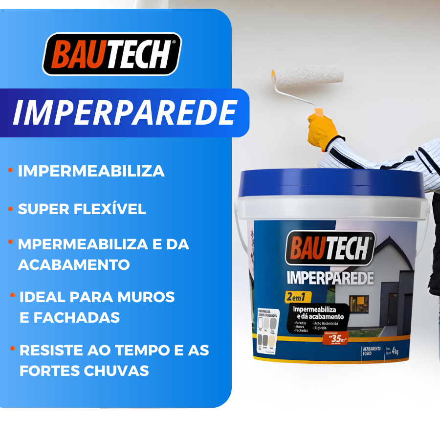 Bautech Imperparede Cinza Grafite 4Kg - 21891
