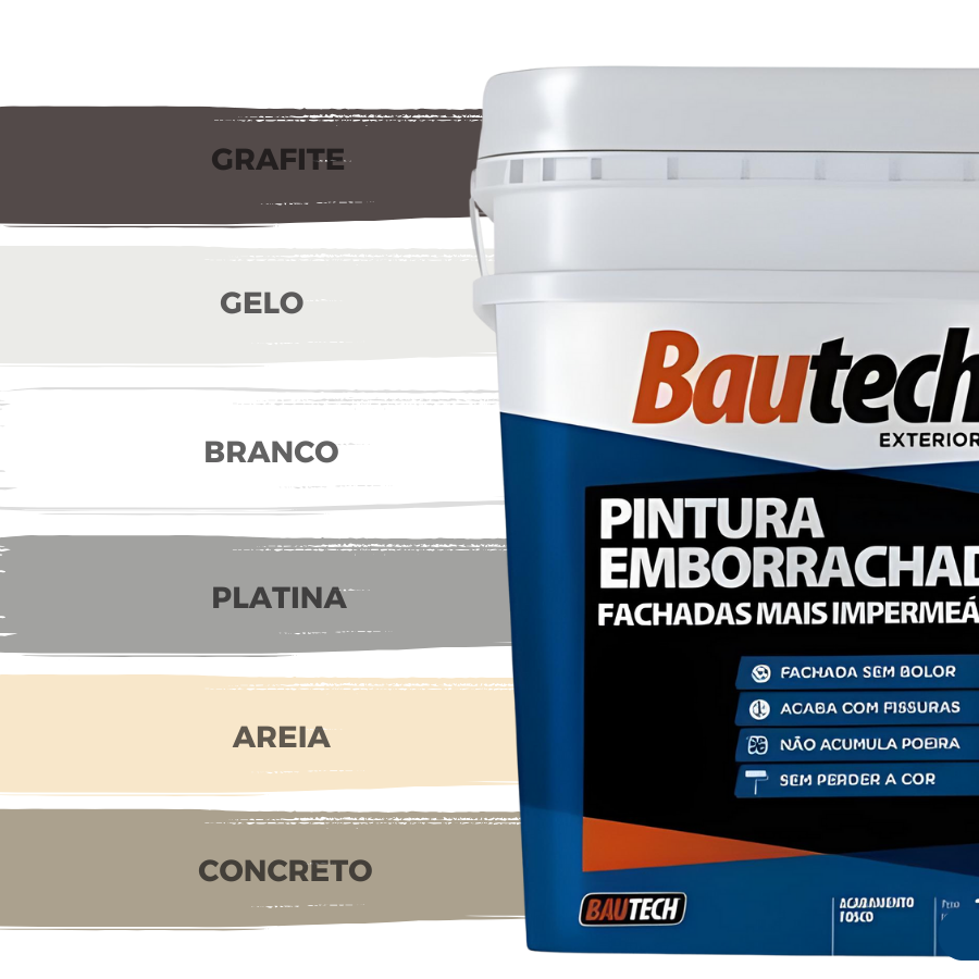 Bautech Pint Embor Imper Platina 20Kg - 23301