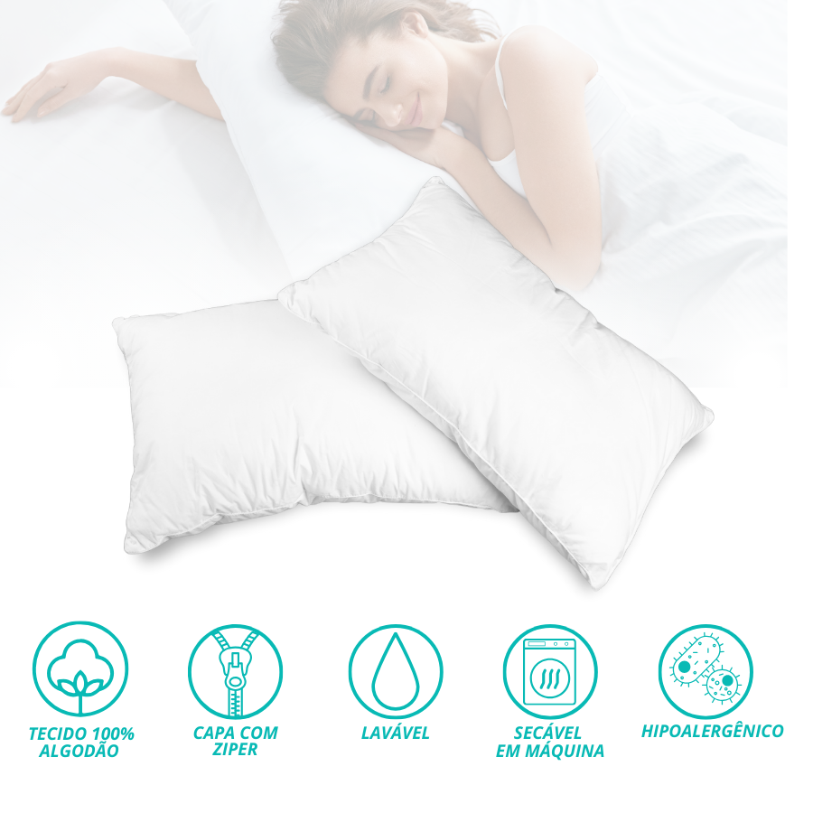 Travesseiro Softrelle 50x70cm - TRAPETT-IT