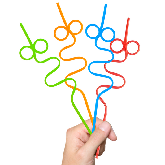 Canudo Espiral Zig Bola Cores Diversas - HA001