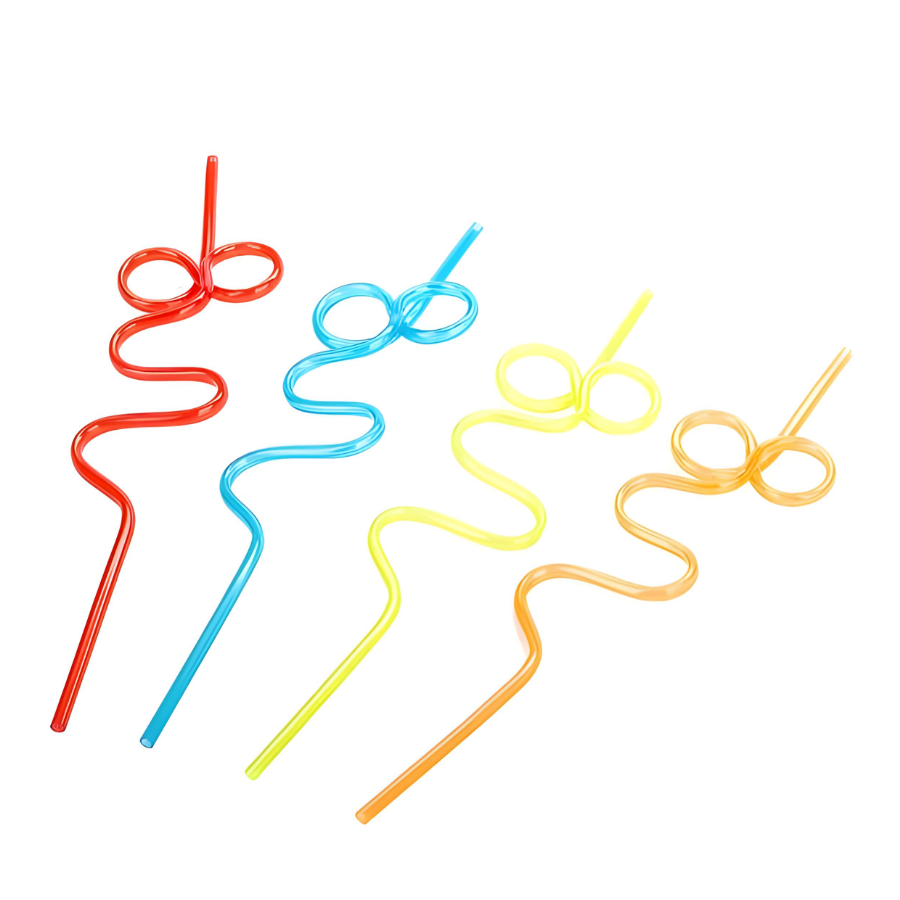Canudo Espiral Zig Bola Cores Diversas - HA001