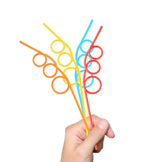 Canudo Espiral 3 Bola Cores Diversas - HA002