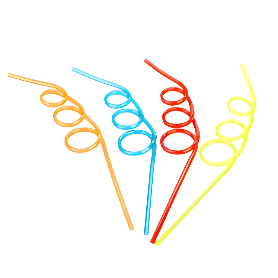Canudo Espiral 3 Bola Cores Diversas - HA002