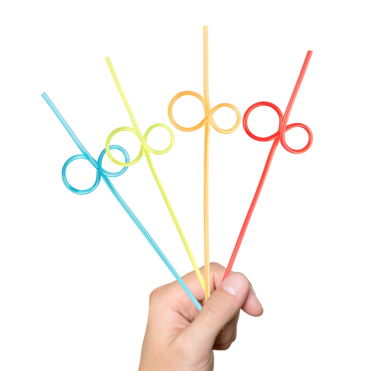 Canudo Espiral 2 Bola Cores Diversas - HA004