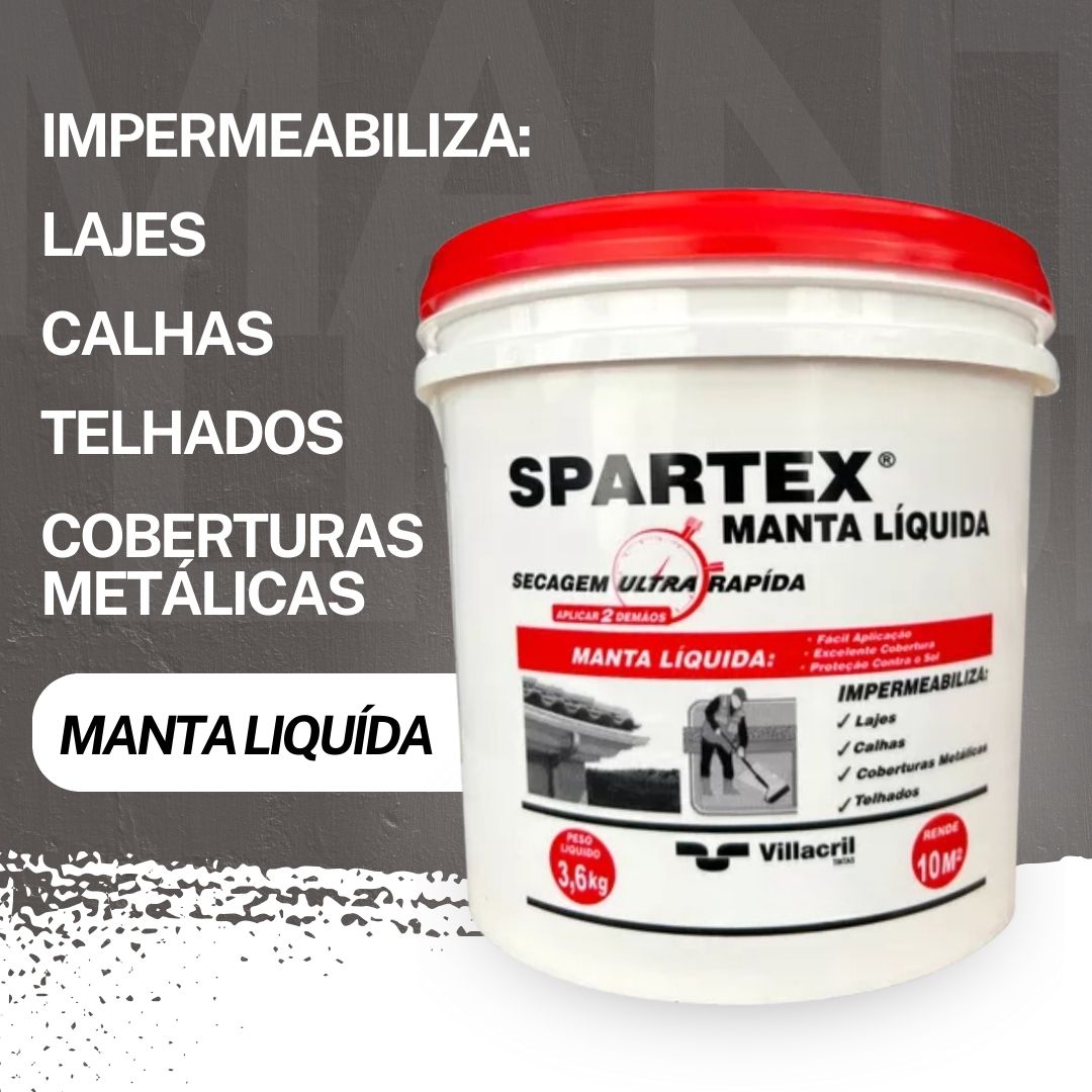 Tinta Impermeabilizante Borracha Líquida Parede Laje 3,6kg Branca