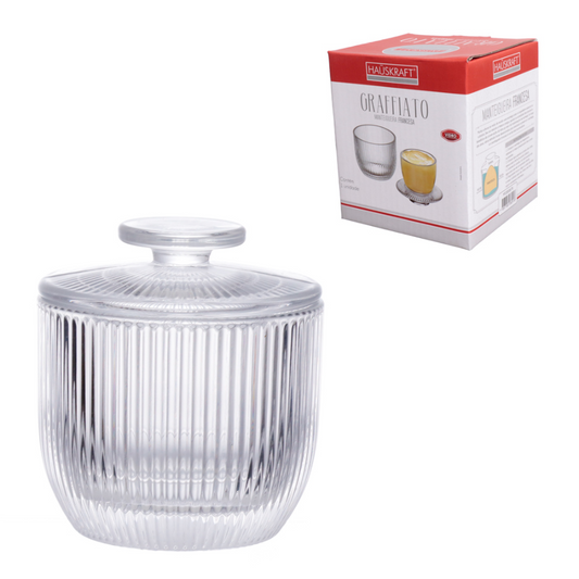 Manteigueira Francesa Melina Vidro Luxo Porta Manteiga Cozinha Decoração Alimento 11cm