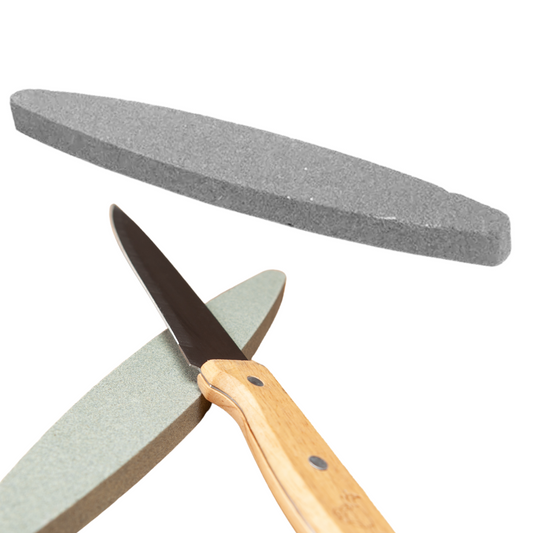 Pedra Para Afiar Faca Dupla Face De Cozinha 23cm Churrasco