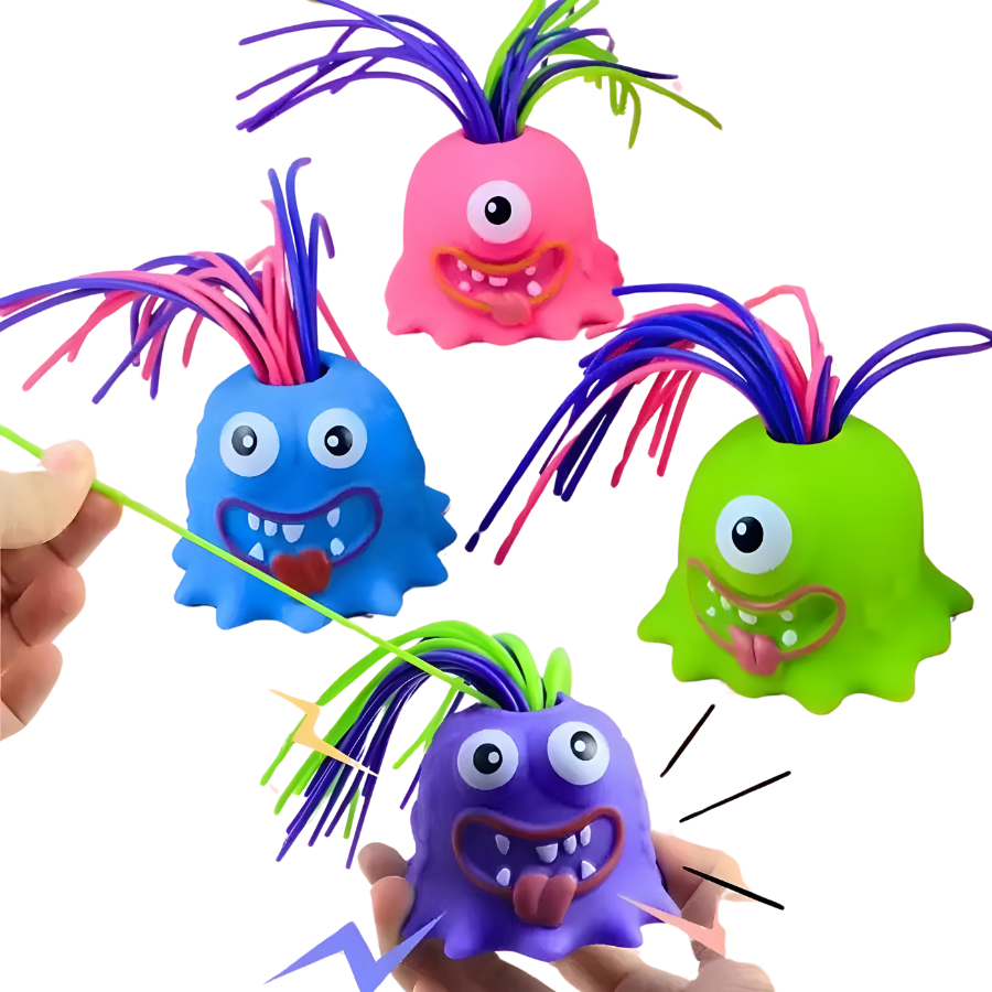 Brinquedo Boneco Infantil Anti Stress Squish Turma Barulho