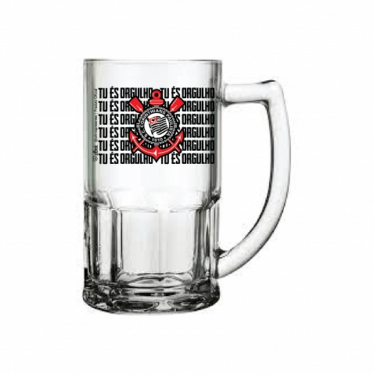 Caneca De Vidro Bristol 340ml Corinthians - 119039