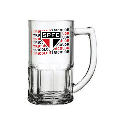 Caneca De Vidro Bristol 340ml Sao Paulo - 119036