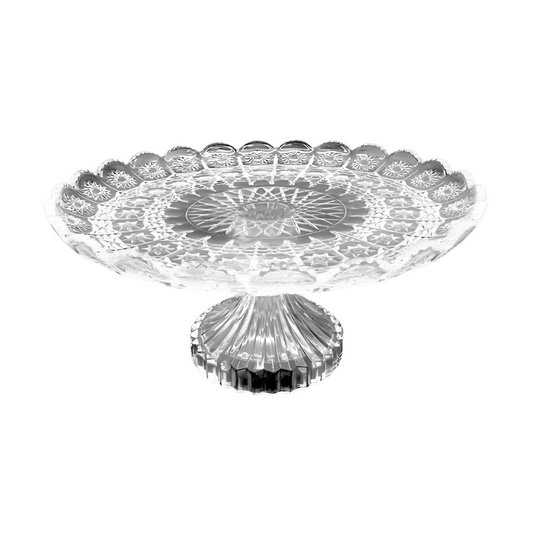 Centro Mesa Fruteira Saladeira Decorativo Redondo 30cm Vidro