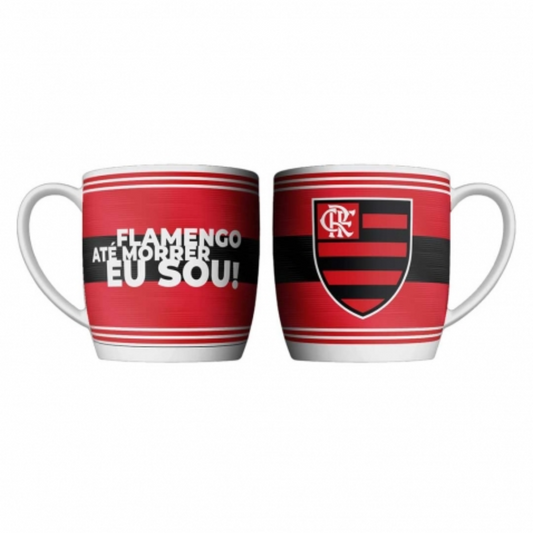 Caneca Porcelana 360ml Times Flamengo - 441133