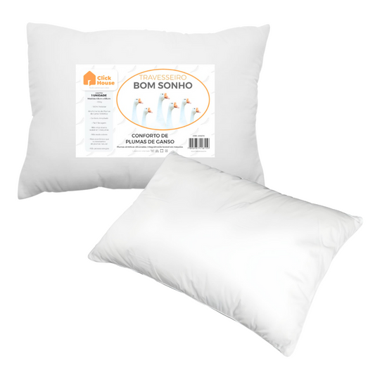Travesseiro MICROFIBRA  45X65cm 450gr Branco - 4106/10