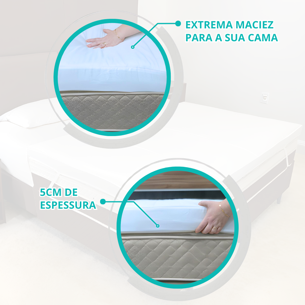 Pillow Top Espuma Soft  Click House QUEEN 158x200 - 88875/10
