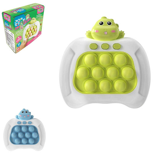Pop-it Brinquedo Eletrônico Anti Stress Som Luz Dinossauro