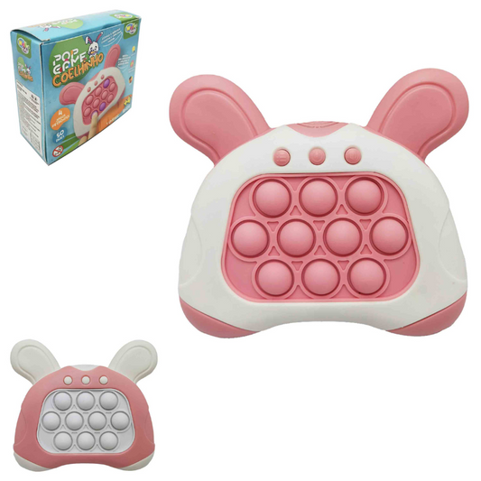 Pop-it Brinquedo Eletrônico Anti Stress Som Luz Coelhinho